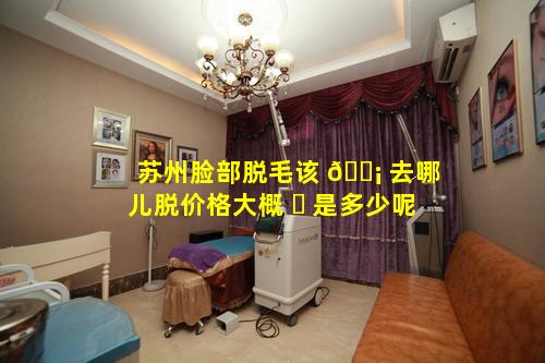 苏州脸部脱毛该 🐡 去哪儿脱价格大概 ☘ 是多少呢